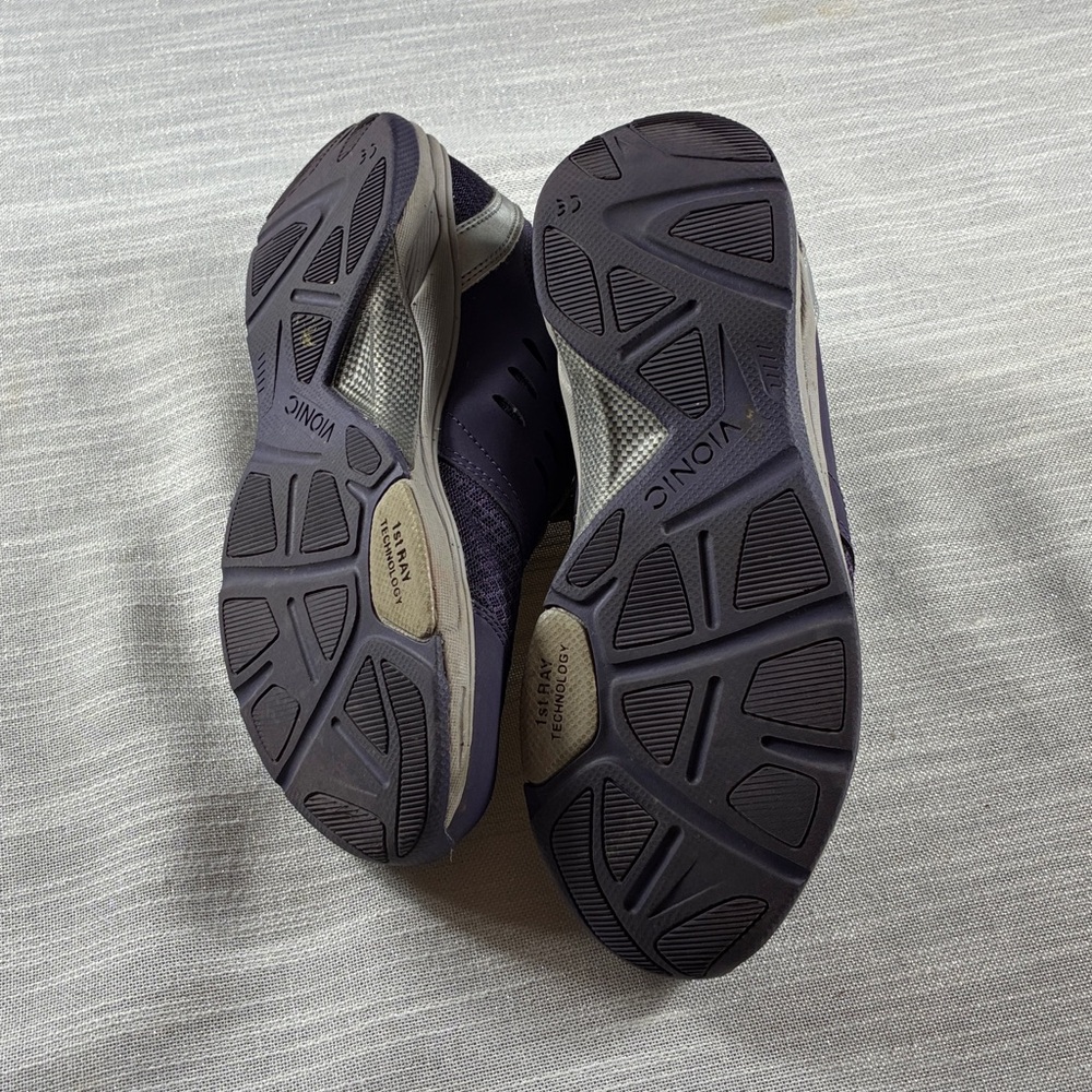 VIONIC Venture Comfort Athletic Running Sneakers Purple Gray Sz 7.5 Wide EUC - Picture 6 of 7